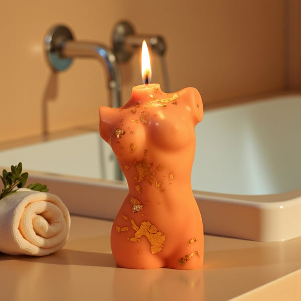 Female Torso Intension Candle Inspired by One Million fragrance